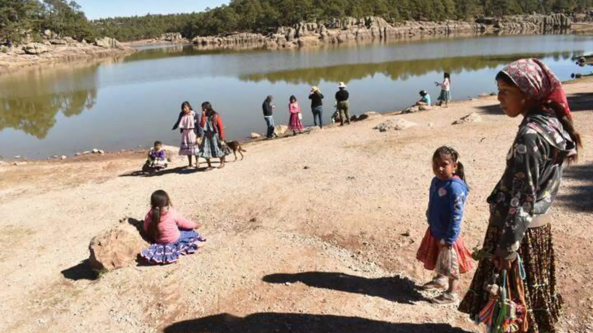 Sierra tarahumara Creel lago de Arareco